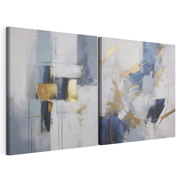 Impression sur toile modulaire Deux œuvres d'art