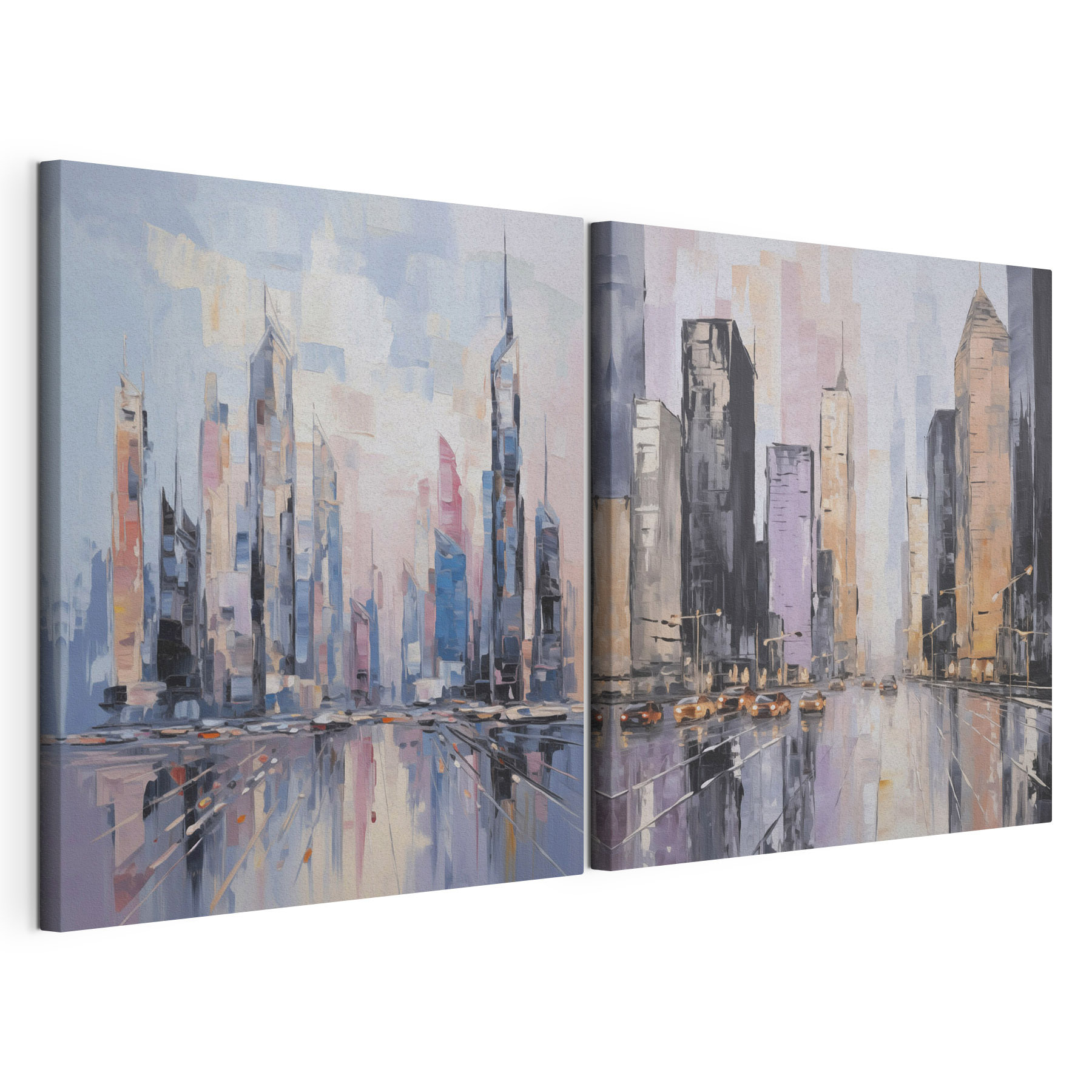 Painting of a city