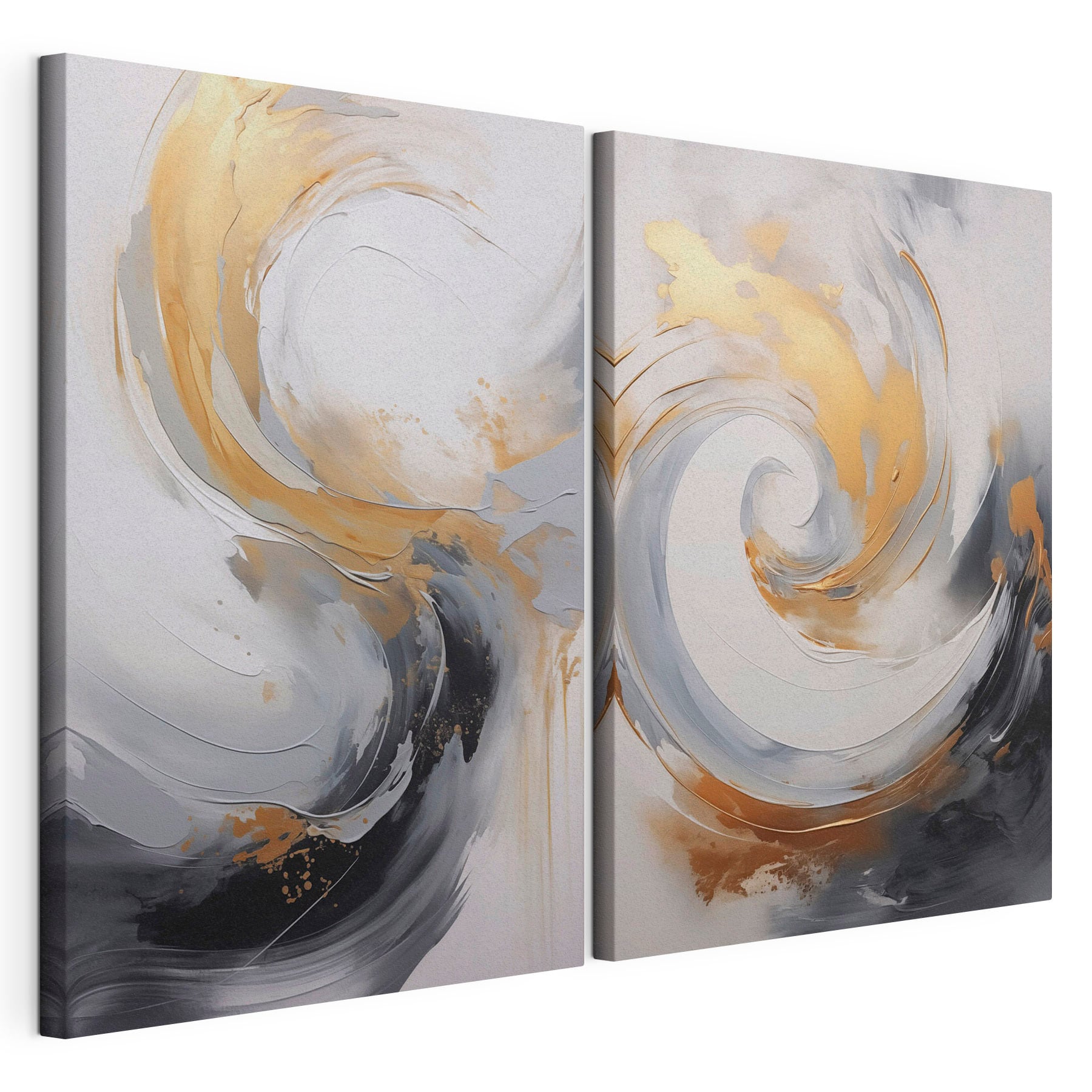 Two images of a painting