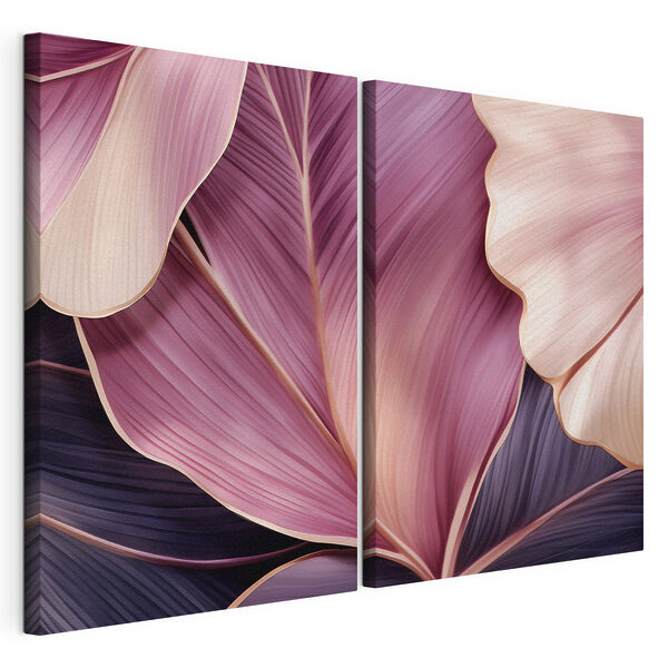 Impression sur toile modulaire Des teintes douces mettent en valeur l'élégance de la nature