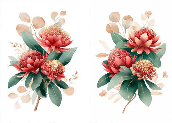 Blooming beauty in soft colors