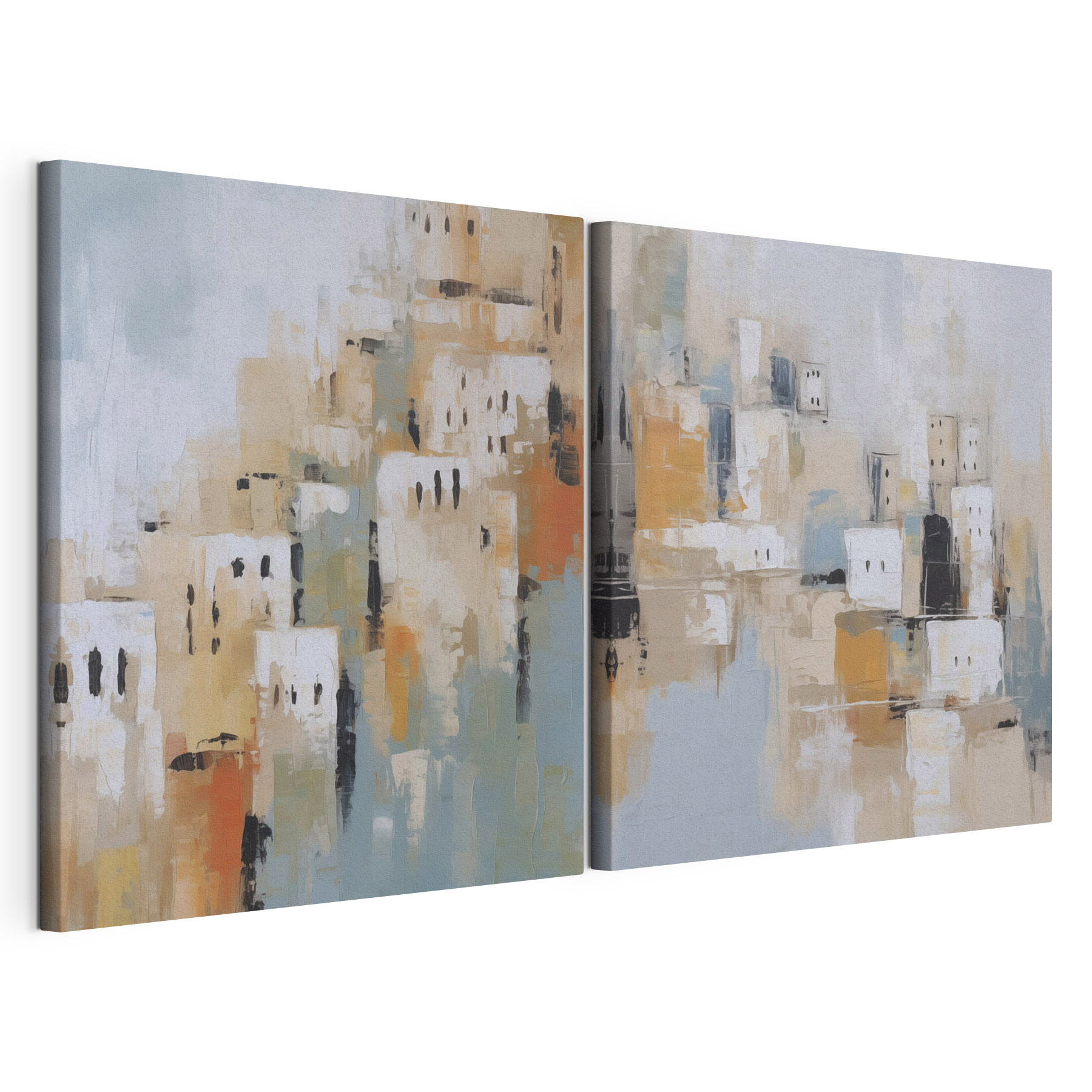 Painting of a city