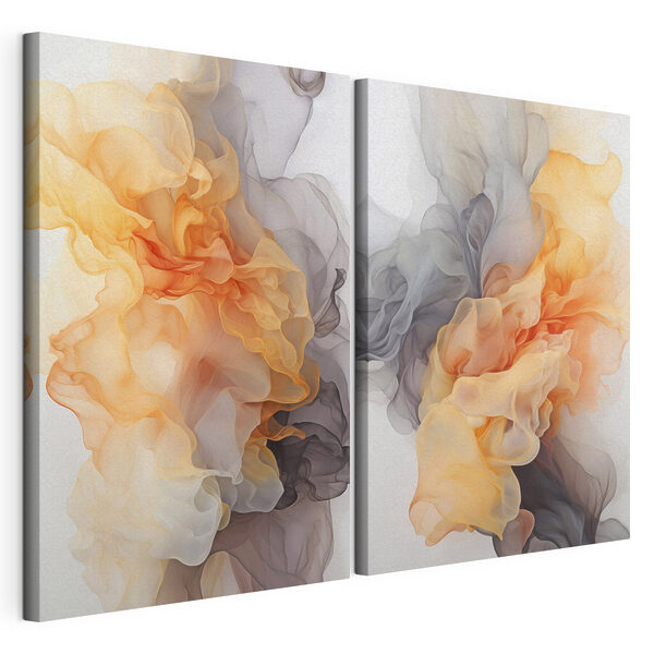 Flowing colors in soft harmony