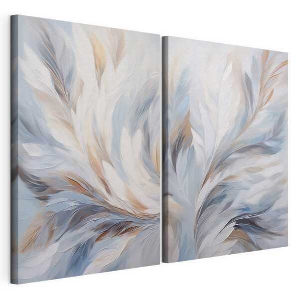 Impression sur toile modulaire Les teintes douces du souffle apaisant de la nature