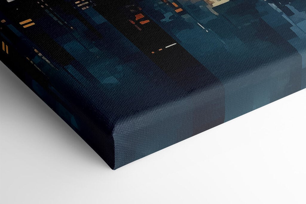City skyline with a reflection of the water