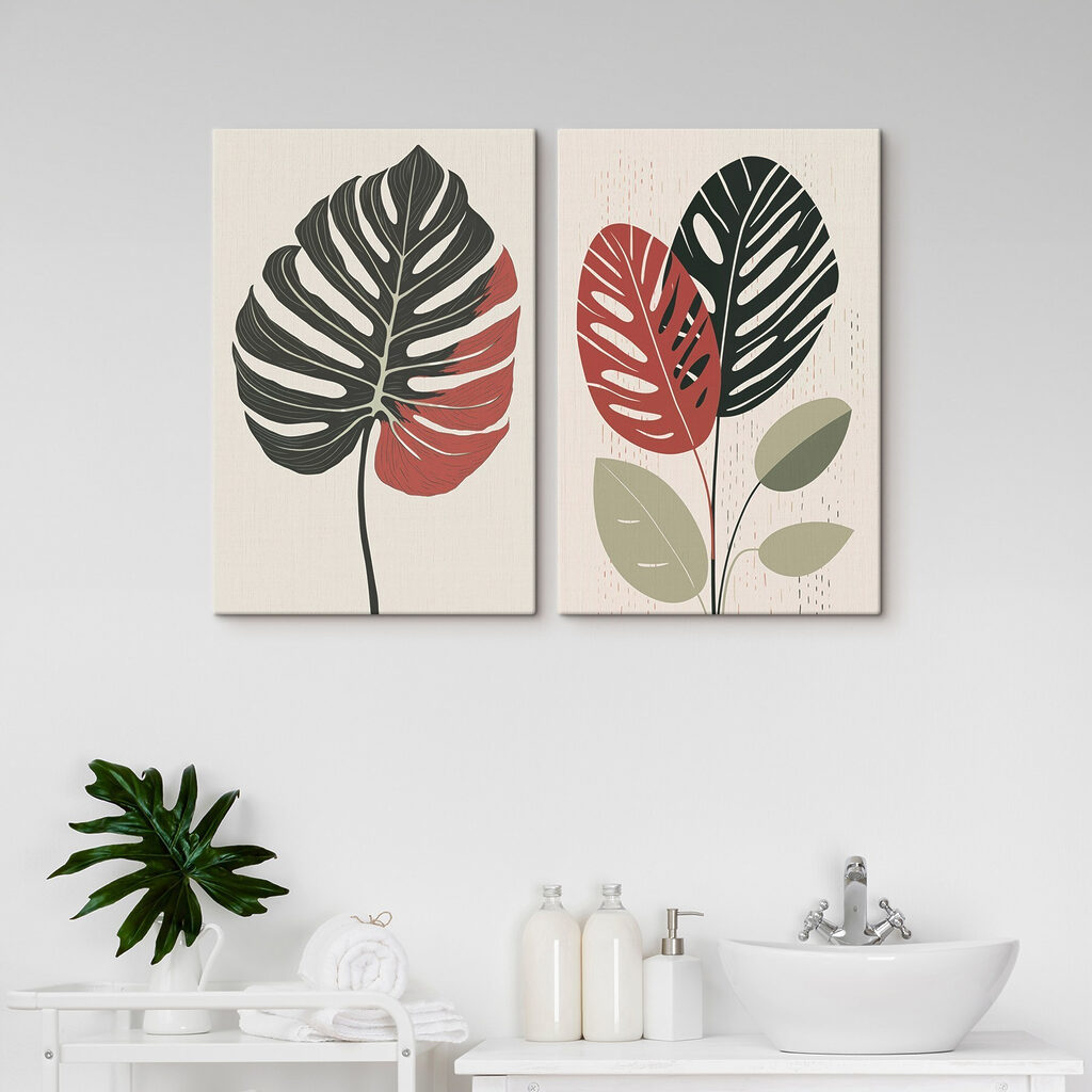 Two images of a plant