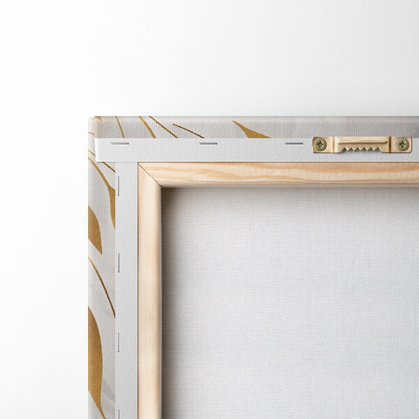 - Elegant leaves in soft hues