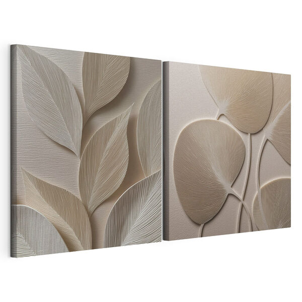 Impression sur toile modulaire Les courbes douces de la création naturelle