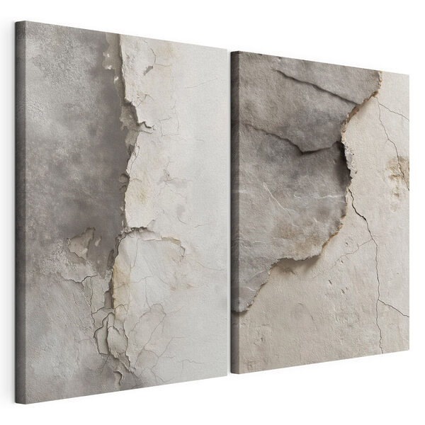 Impression sur toile modulaire Surface aux motifs et textures uniques