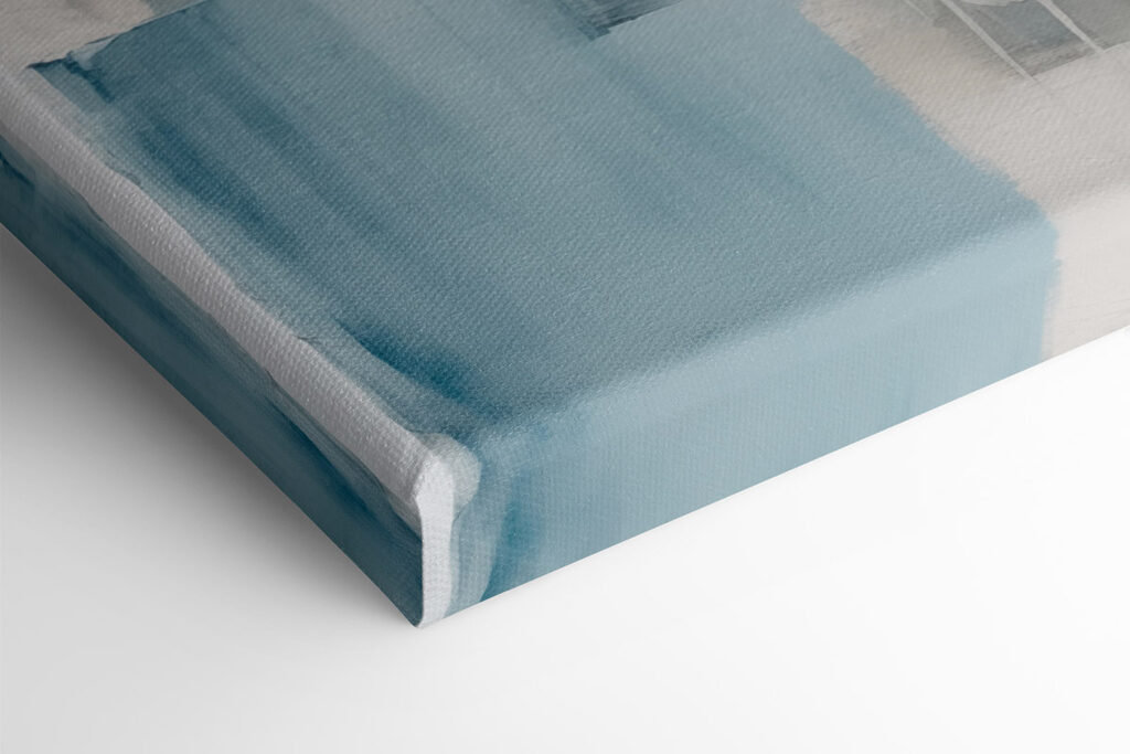 Abstract interplay of soft hues