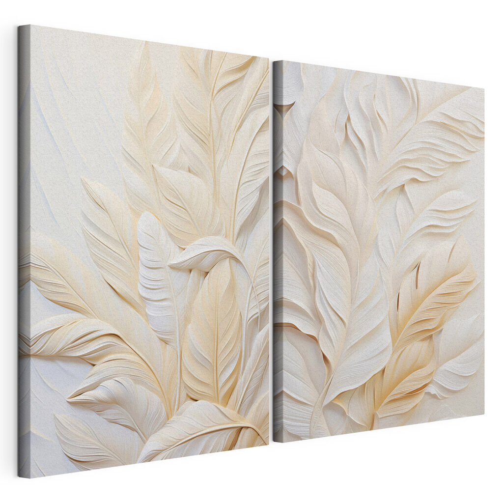 Elegant foliage in soft shades