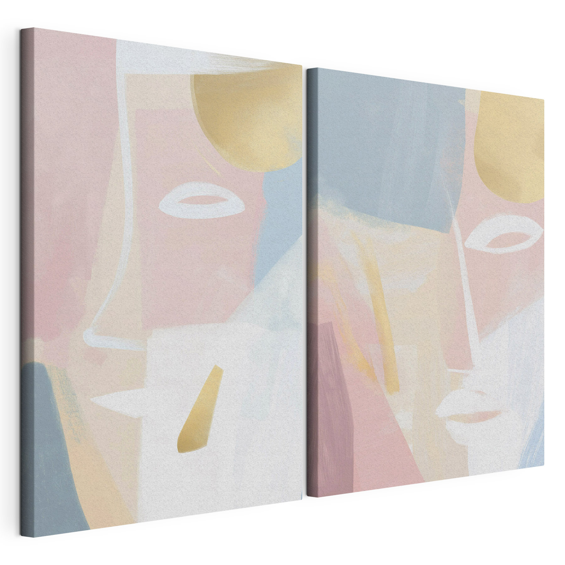 Painting of a face