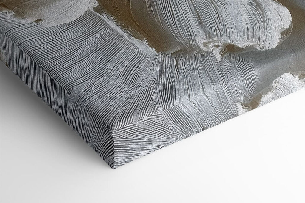 Elegant floral art in soft tones