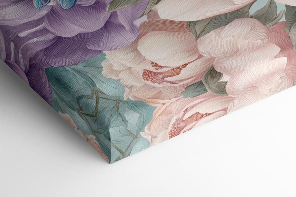 Couple of images of birds on flowers