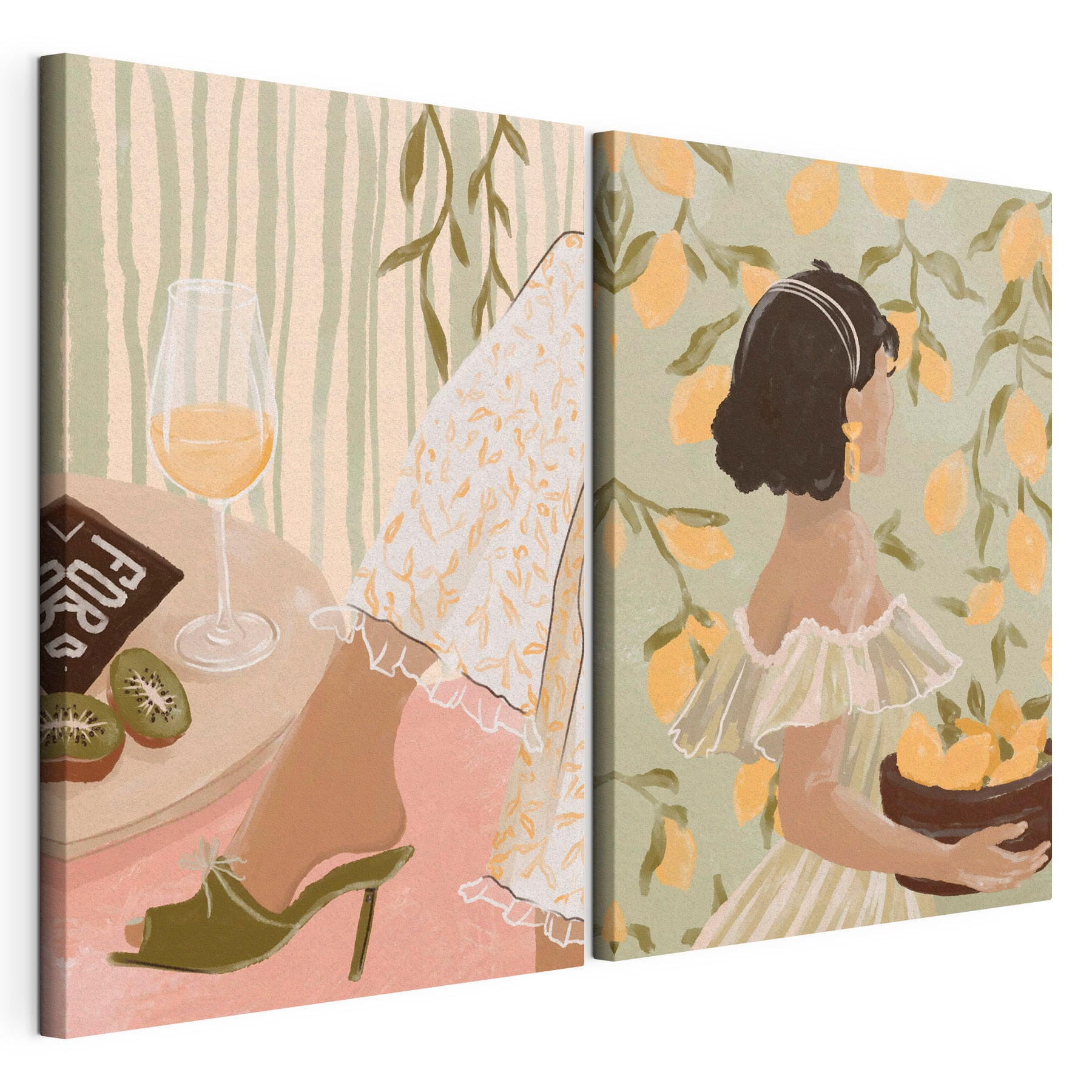 Woman holding a bowl of lemons