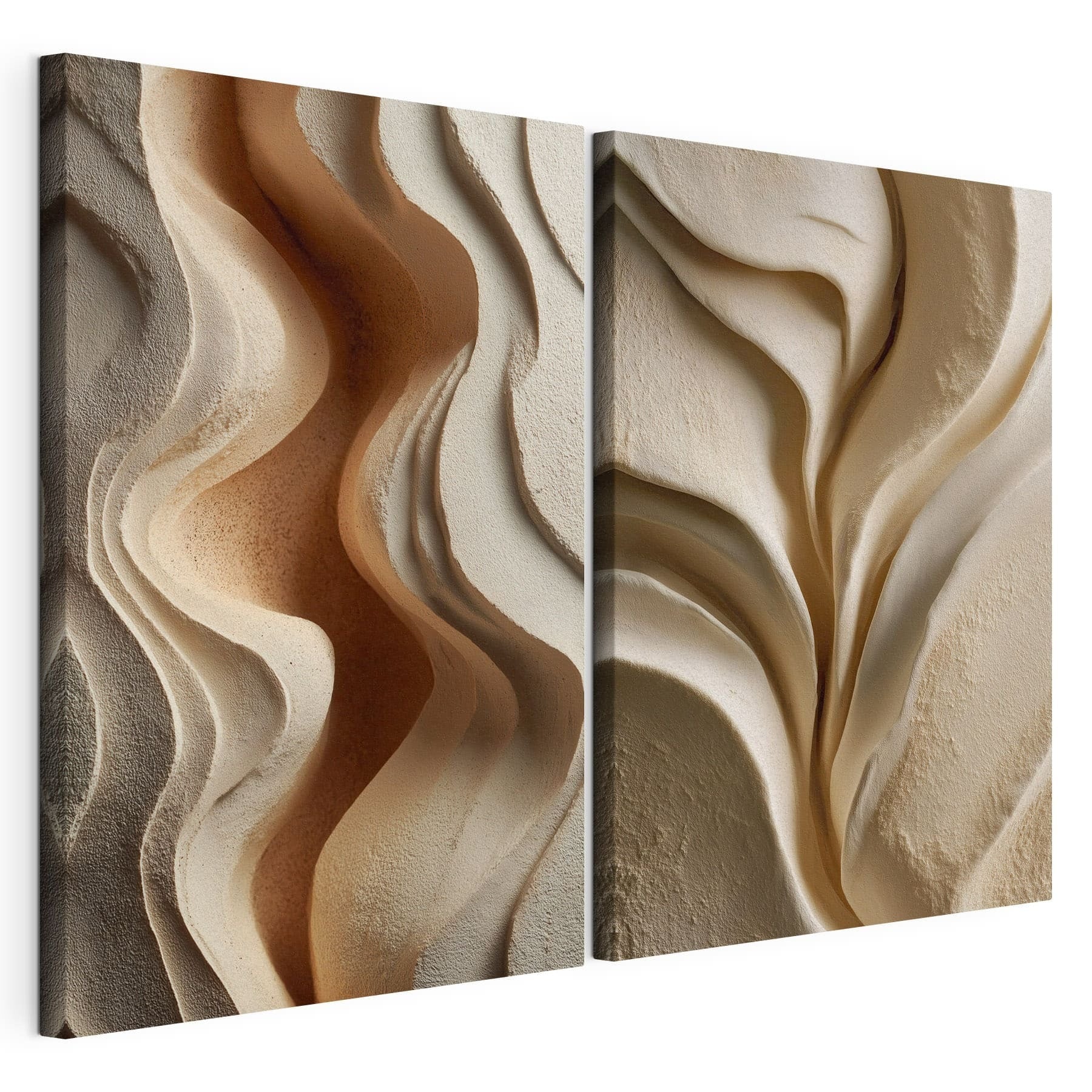 Soft curves and warm tones entwine