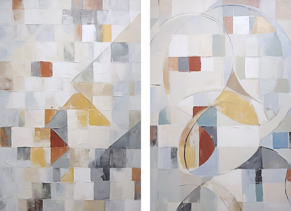 Painting of a couple of squares