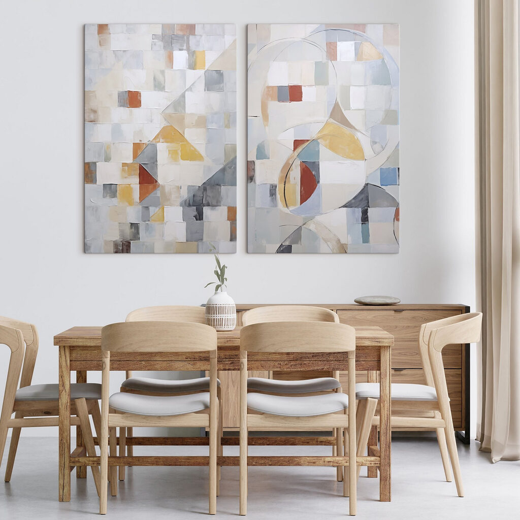 Painting of a couple of squares