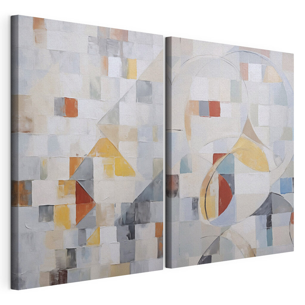 Painting of a couple of squares