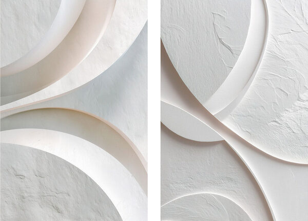 Soft curves and subtle shadows unite