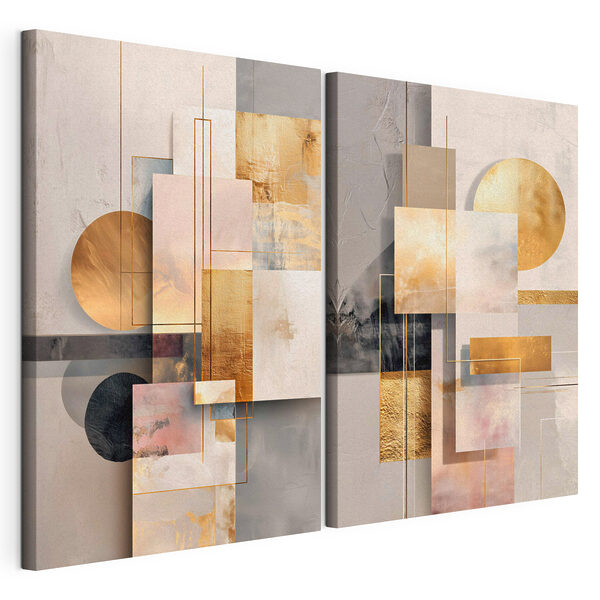 Impression sur toile modulaire Collage artistique