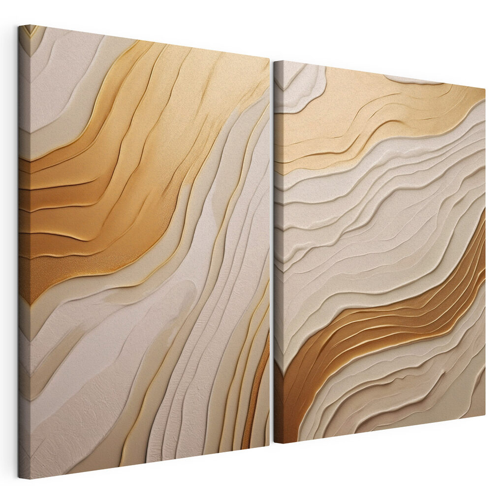 Flowing patterns in soft tones