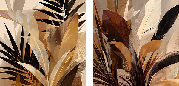 Elegant fusion of earth tones