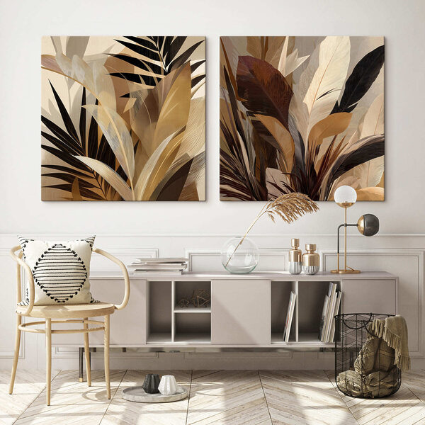Elegant fusion of earth tones