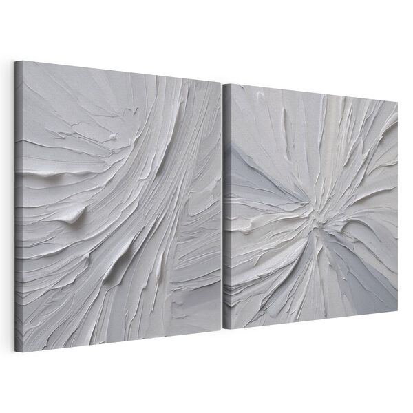 Impression sur toile modulaire Des textures fluides aux teintes douces