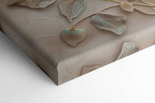 Delicate floral designs in soft hues