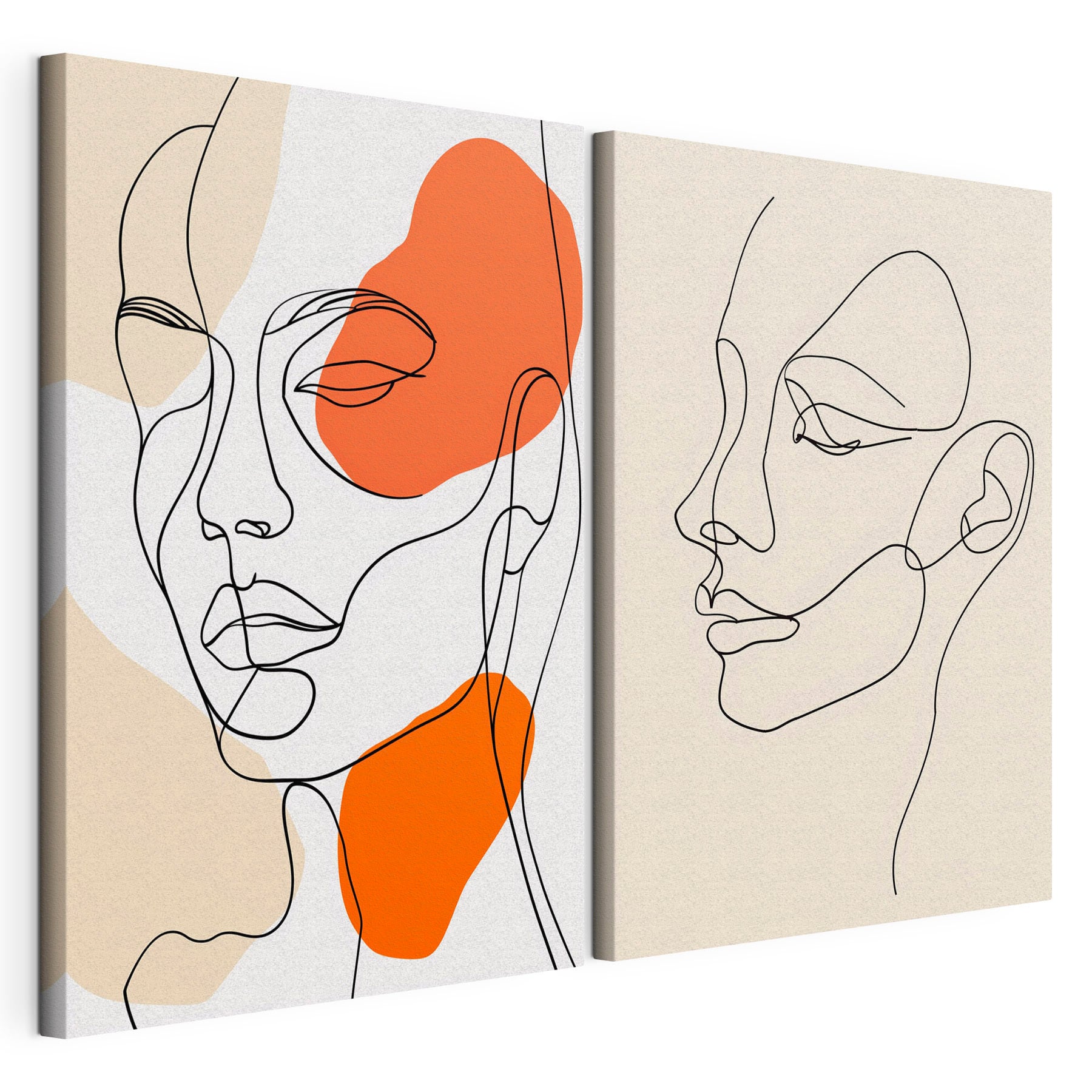 Drawing of a woman's face