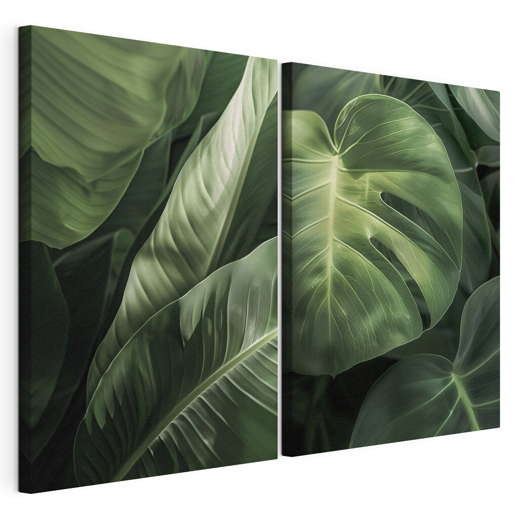 Lush greenery in harmonious patterns