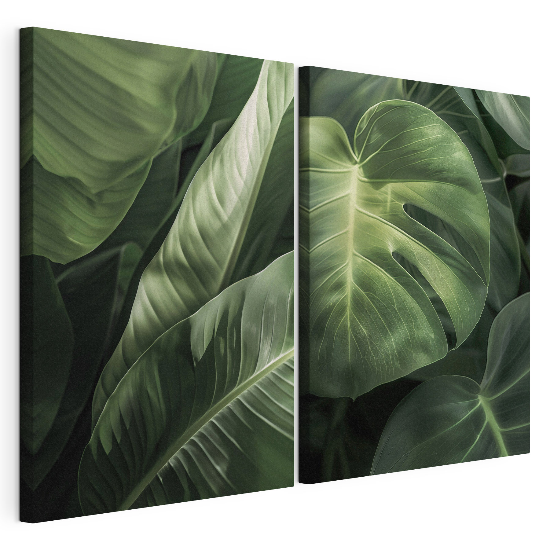 Lush greenery in harmonious patterns