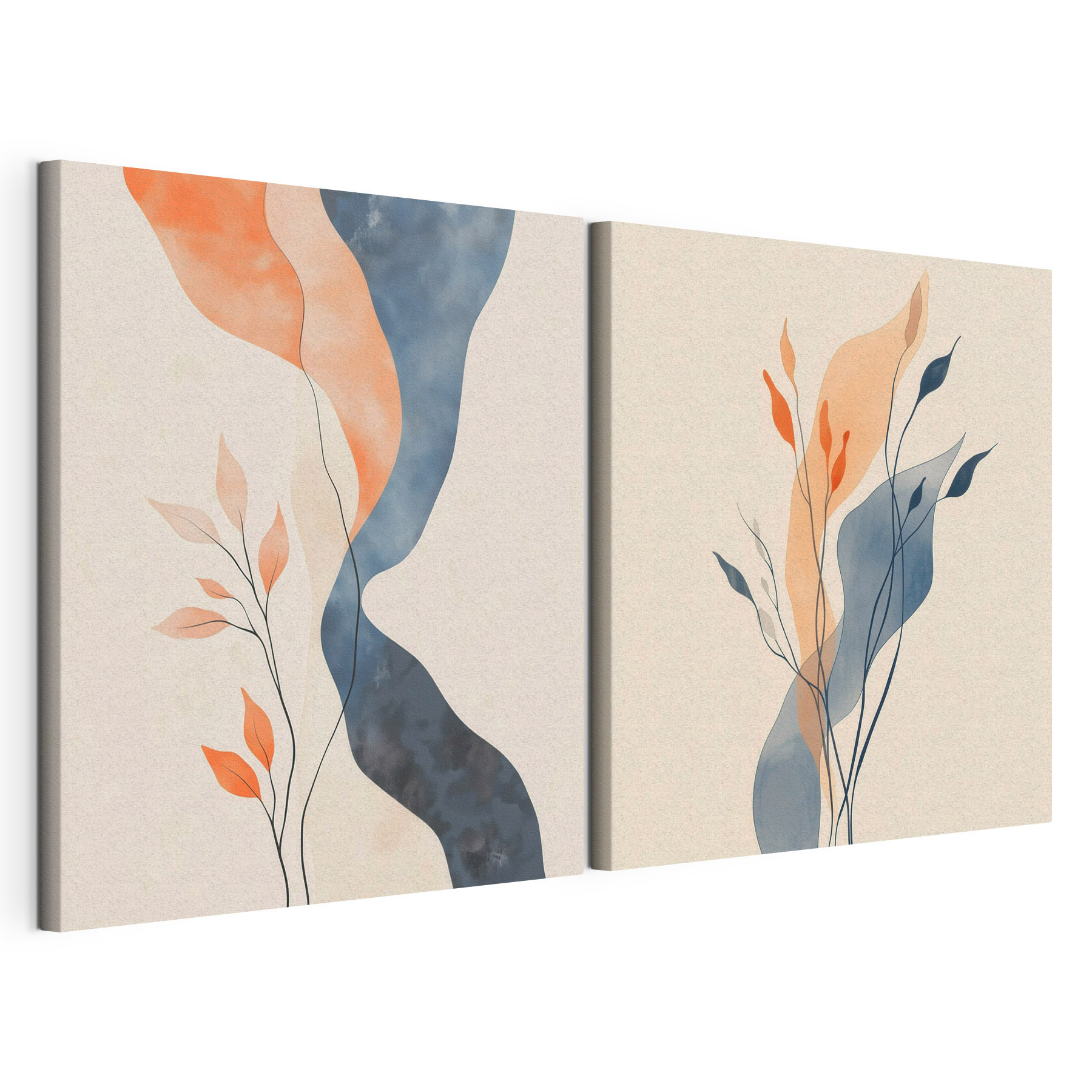Gentle curves and warm hues combined