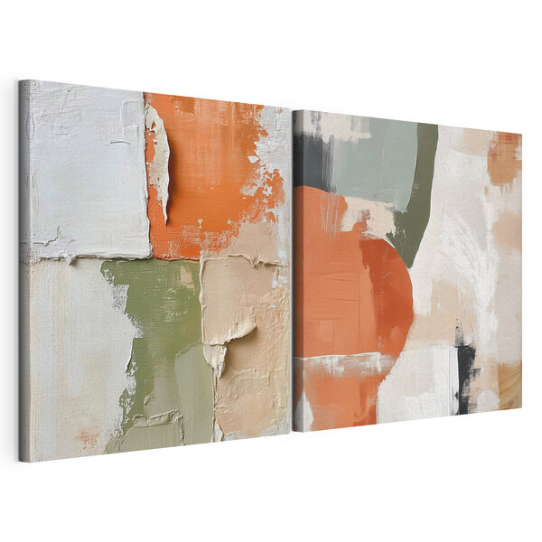 Impression sur toile modulaire Peinture de différentes couleurs