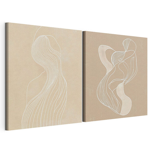Impression sur toile modulaire Quelques photos d'une femme