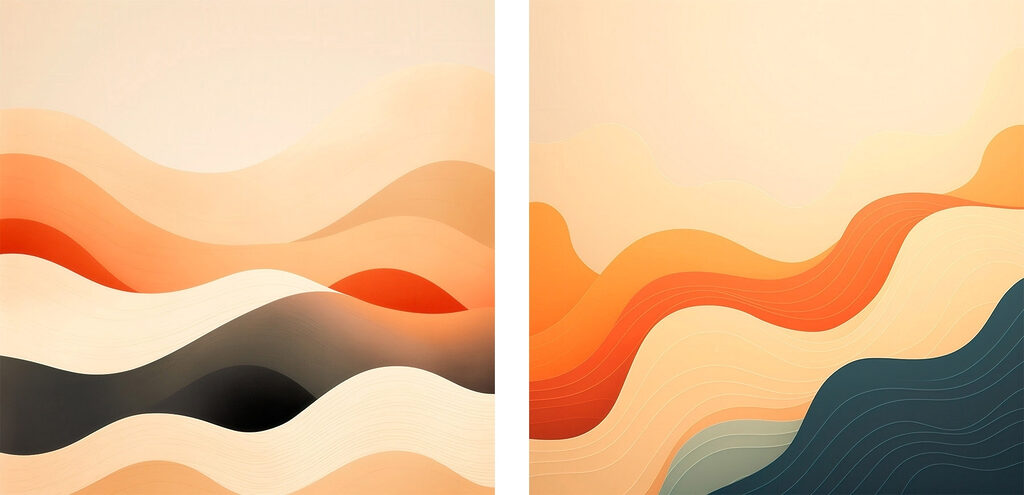Spectral waves in soothing tones