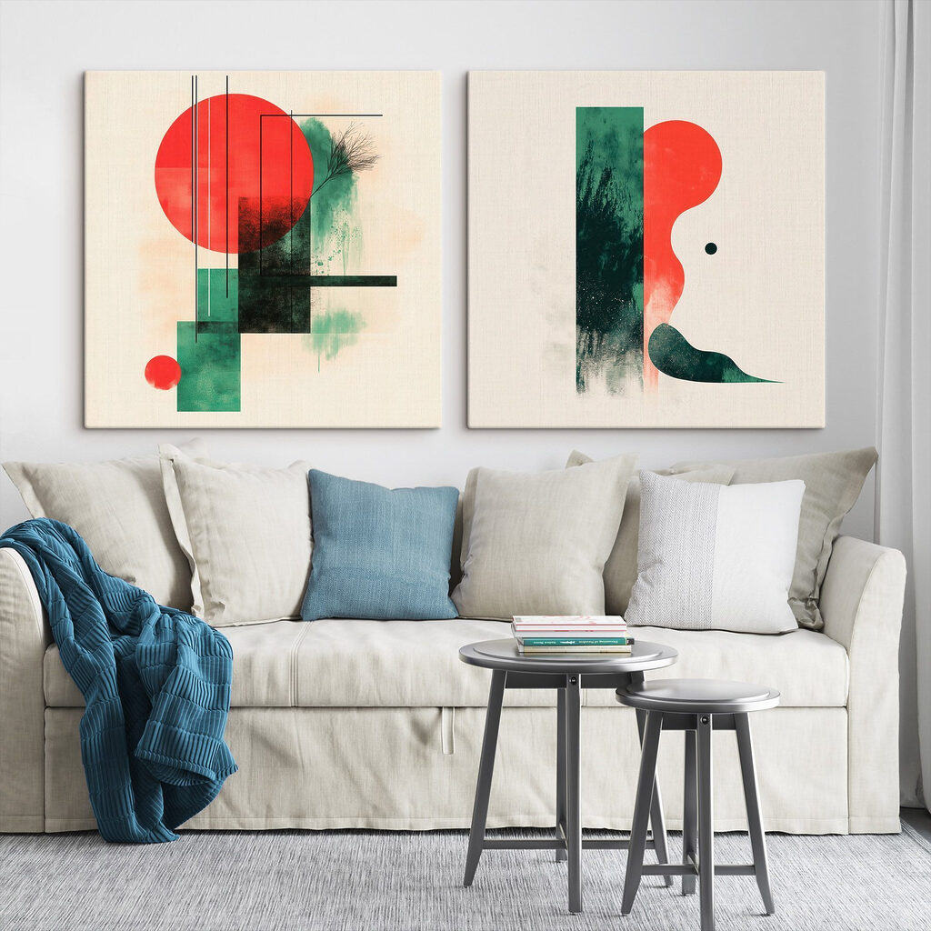 Two art pieces of art