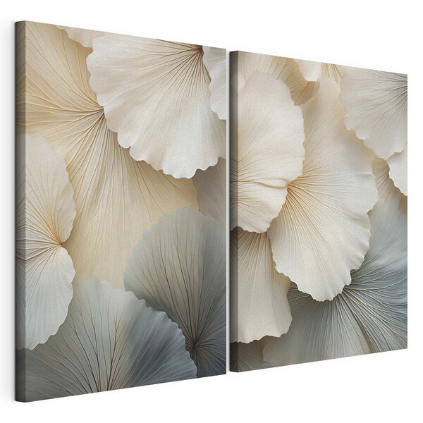Impression sur toile modulaire De superbes couches de pétales souples et vaporeux