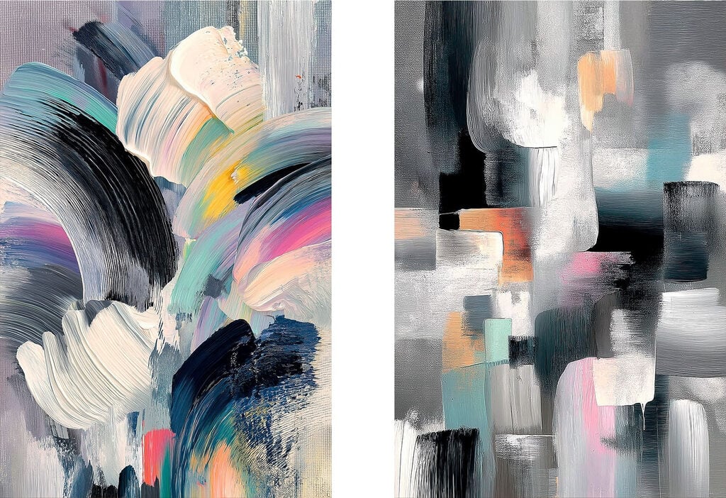 Colorful swirls of creative expression
