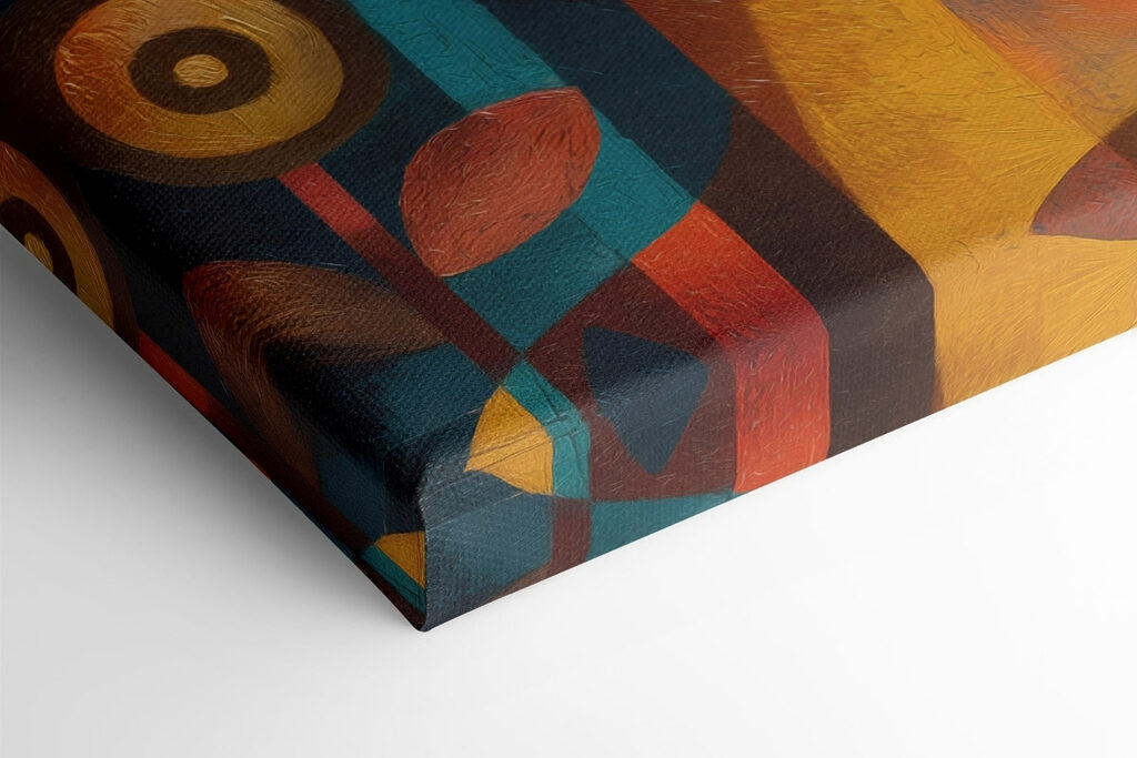 Collage of a painting of a woman and a woman