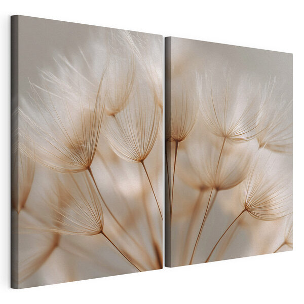 Impression sur toile modulaire De délicates mèches de cheveux ondulent au gré d'une douce brise