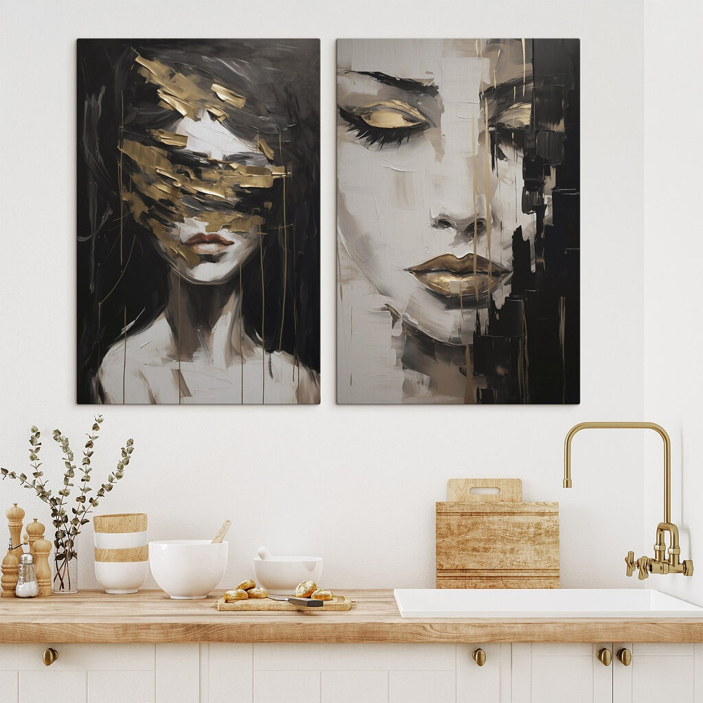 Hidden beauty in elegant contrasts