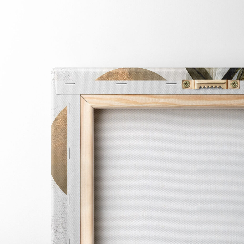 Natural elegance with leafy accents