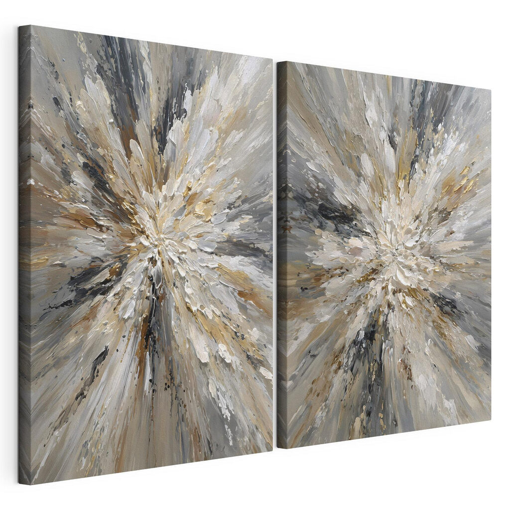 Dynamic burst of earthy tones