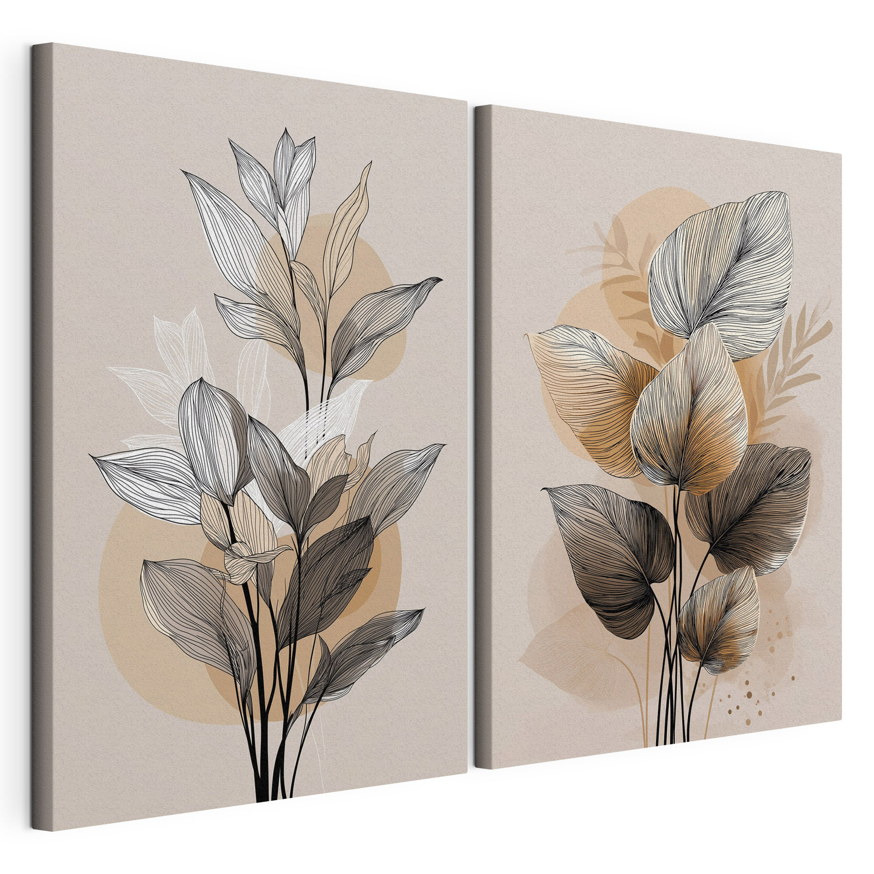 - Elegant botanical line art design