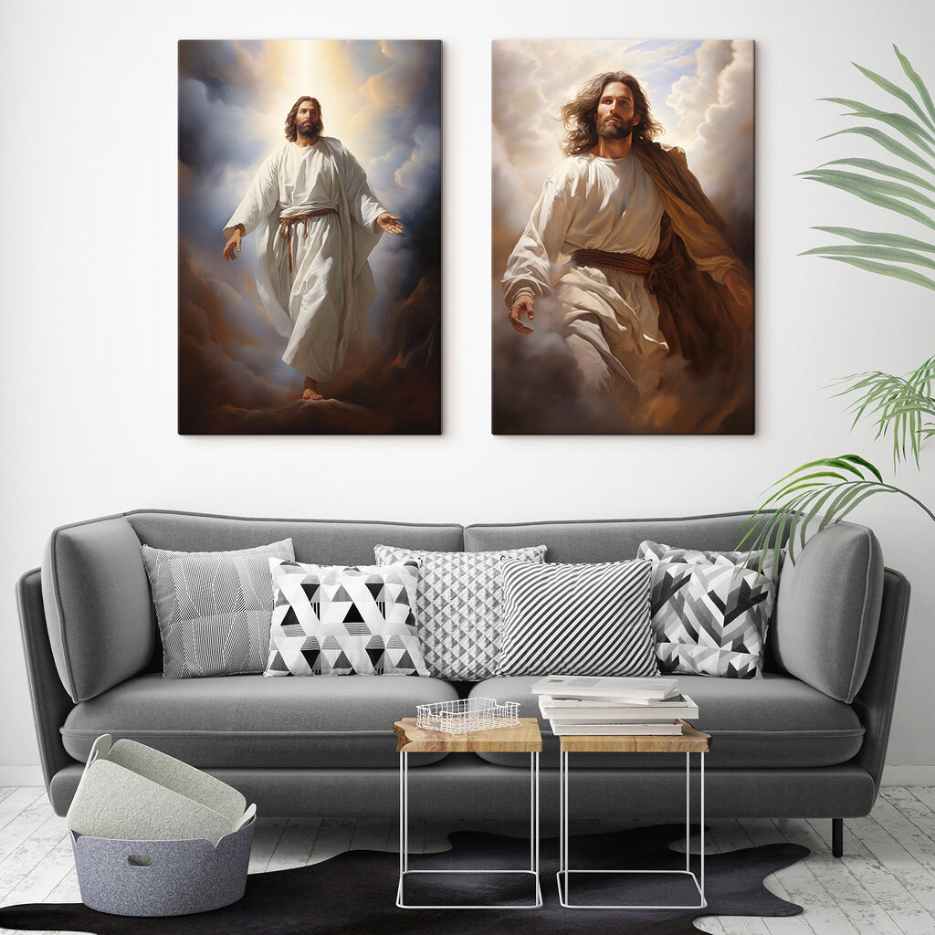 Painting of a man in white robe