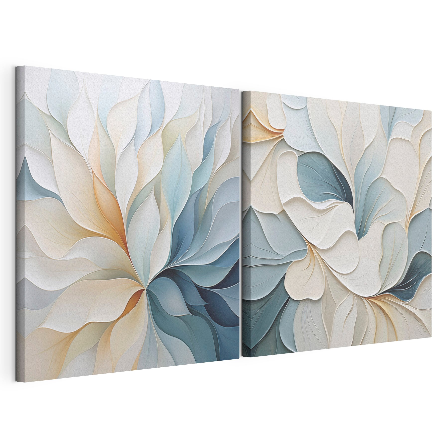 Flowing designs in soft colors