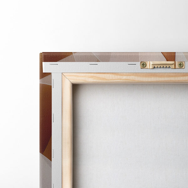 Fluid shapes in earthy tones