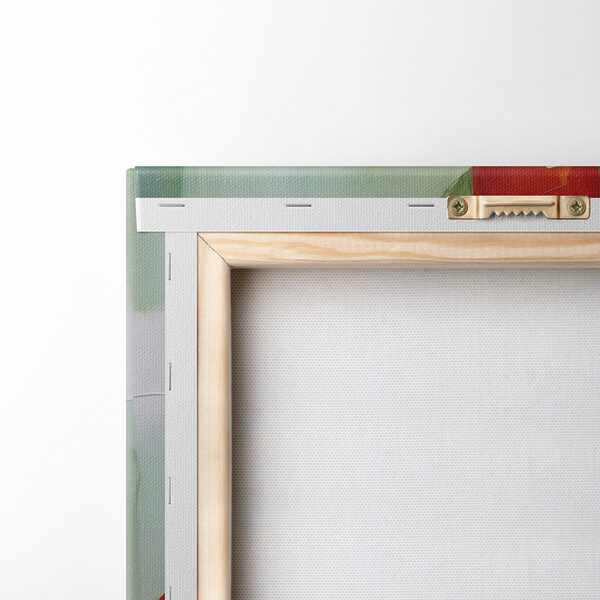 Painting of tomatoes on a table